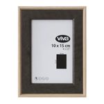 Marco de Fotos Tipo Madera Bicolor 10x15 Cm