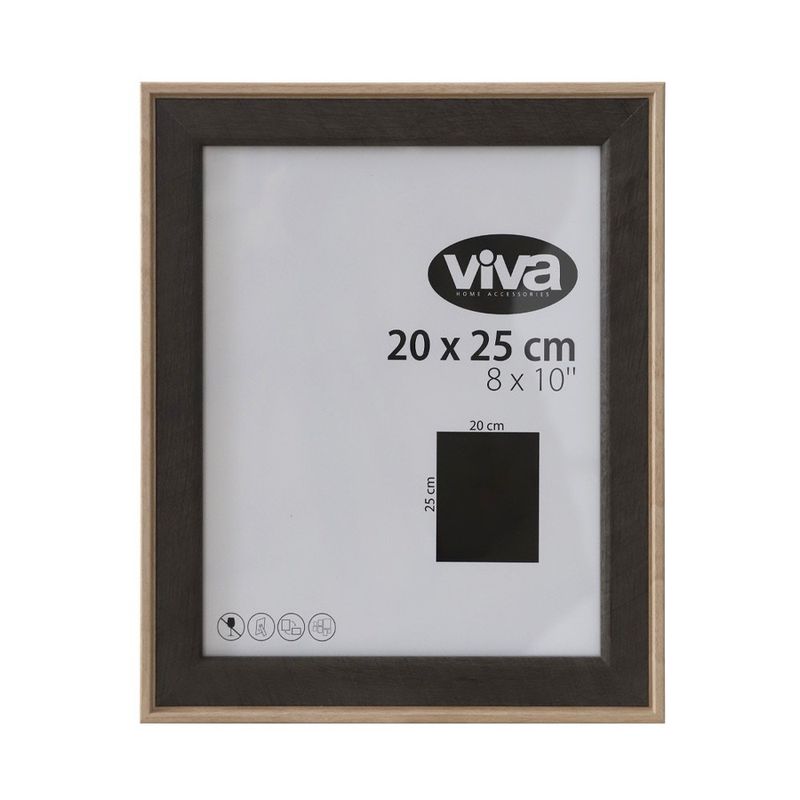 Marco de Fotos Tipo Madera Bicolor