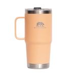 Vaso Térmico de Acero Inoxidable con Agarrador Naranja 22 Oz
