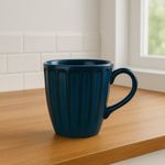 Taza de Cerámica Azul 13.5 Onz