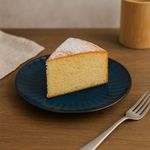 Plato para Postre Azul Tornasol