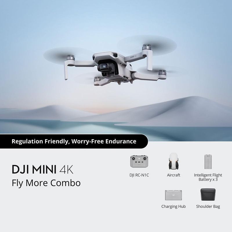 Combo DJI Mini 4k Fly More