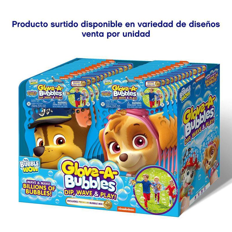 Glove A Bubble Paw Patrol Diseños Surtidos - Zuru