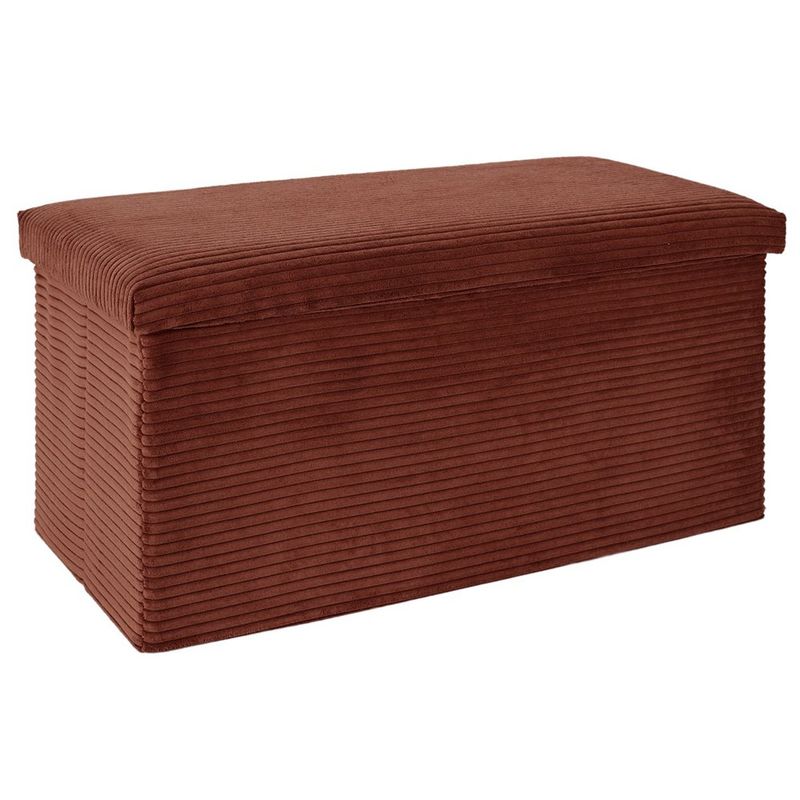 Banca Plegable Tapizada Pana Terracota