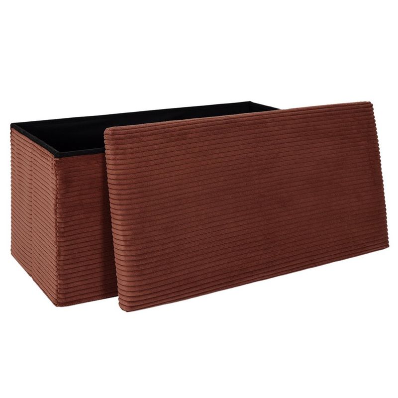 Banca Plegable Tapizada Pana Terracota