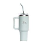 Vaso Térmico con Pajilla 887 Ml Verde Menta