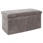 Banca Plegable Tapizada Taupe
