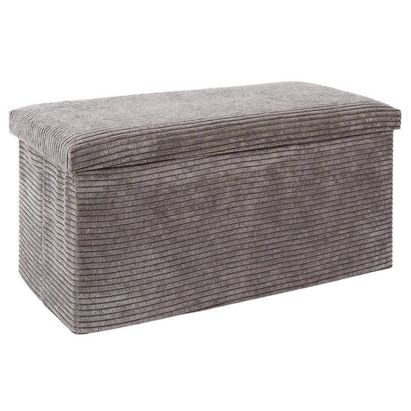 Banca Plegable Tapizada Taupe