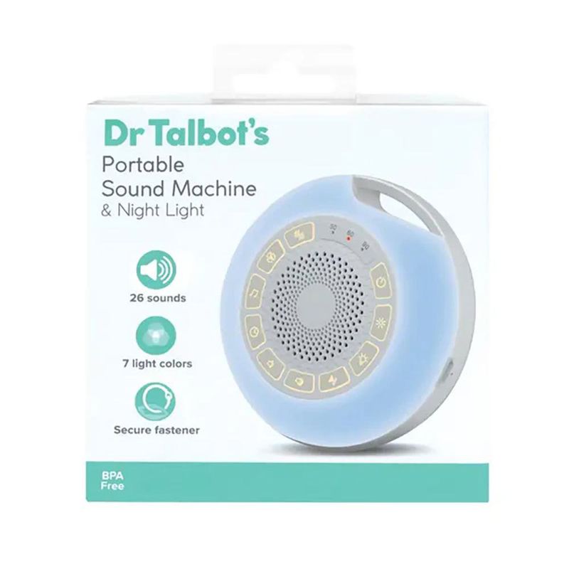 Máquina de Sonidos Portátil y Luz Nocturna
