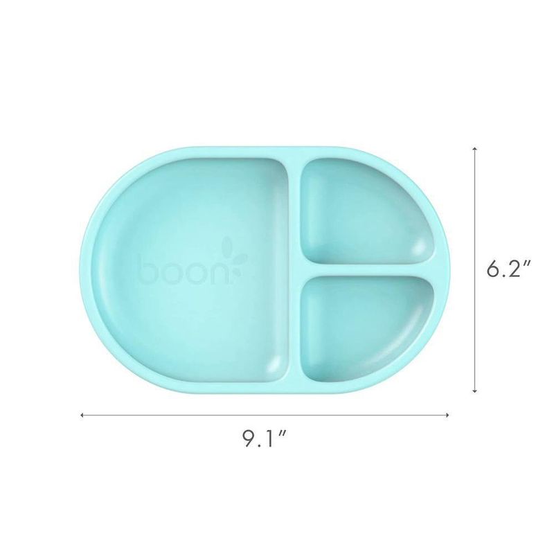 Set De 3 Platos Chow Con Divisiónes - Boon