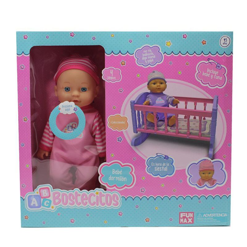 Muñeca BabyDoll Bostecitos ABC con Accesorios
