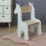 Silla Infantil Unicornios Blanco