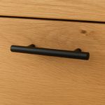 Halador de Barra Negro Mate 128 Mm