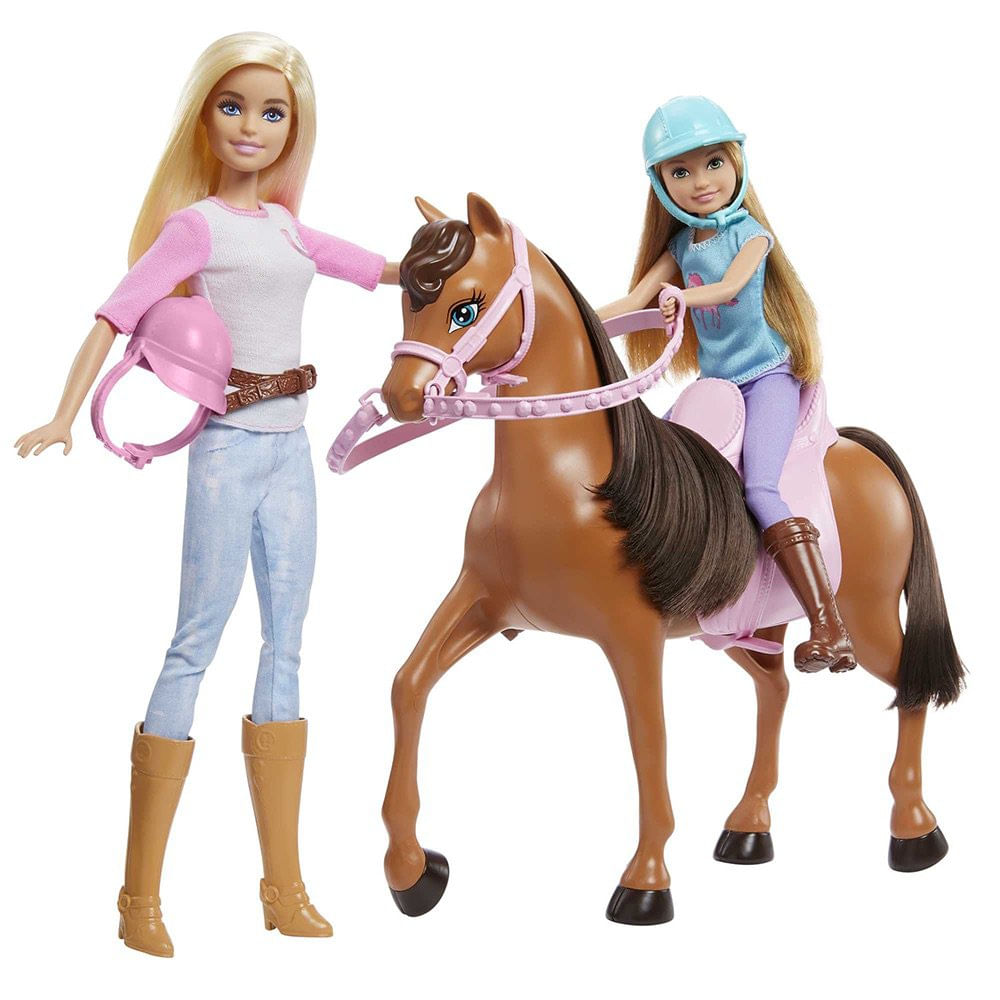 Barbie Clases de Equitación con Muñecas y Caballo Empresas Cemaco