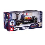Réplica a Escala 1:24 del Red Bull Racing RB19 de Max Verstappen con Figura
