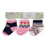 Set de 3 Pares de Calcetas 0-6 Meses