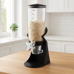 Dispensador de Cereal Individual Negro