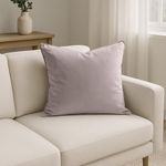 Cojín de Terciopelo Acabado Suave con Relleno 40 x 40 Cm Rosado