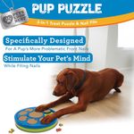 Plato Interactivo para Perro Estilo Rompecabezas