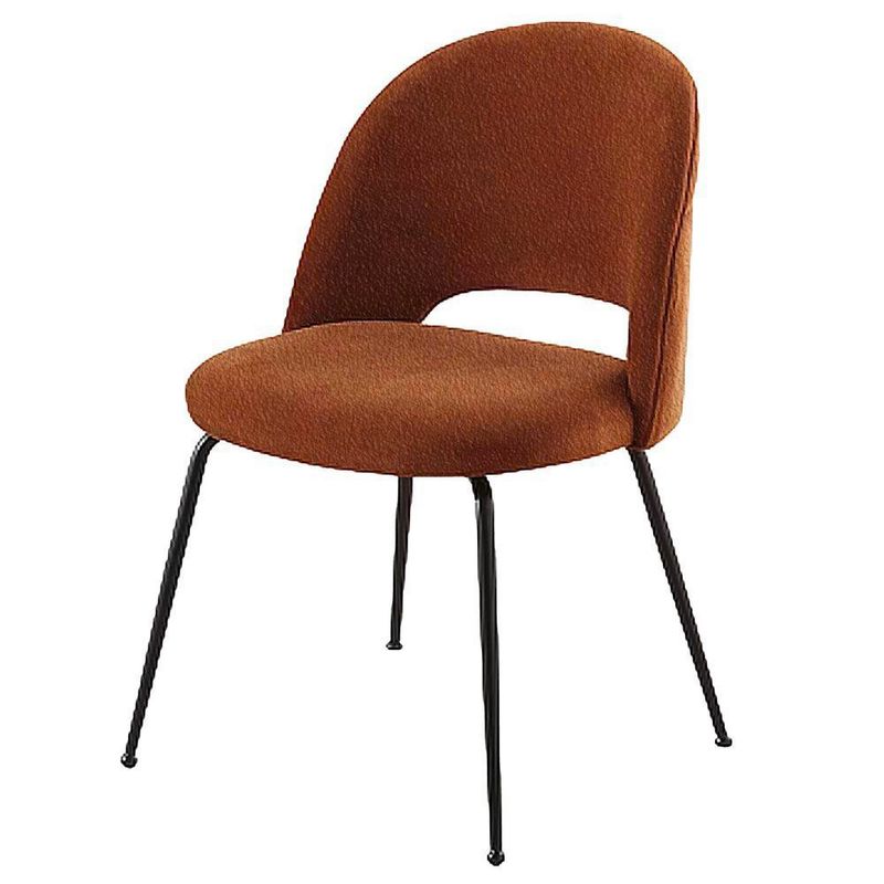 Silla Lou Tapizada Caramelo