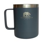Vaso Térmico Negro Acero Inoxidable con Tapadera