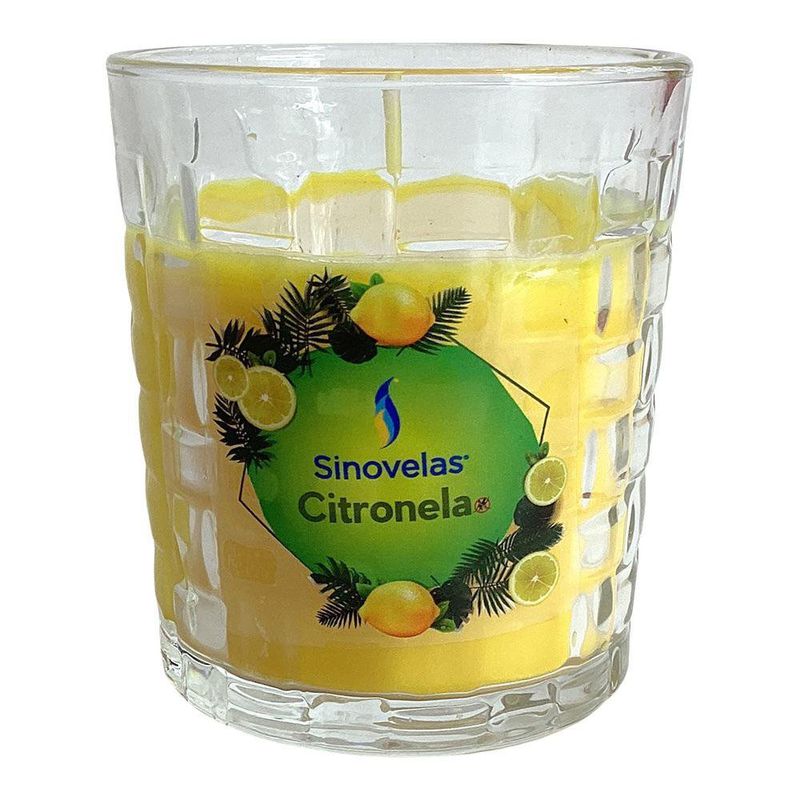 Vela Aromática Citronela en Vaso de Vidrio