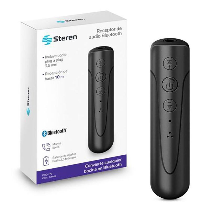 Receptor de Audio Bluetooth Recargable