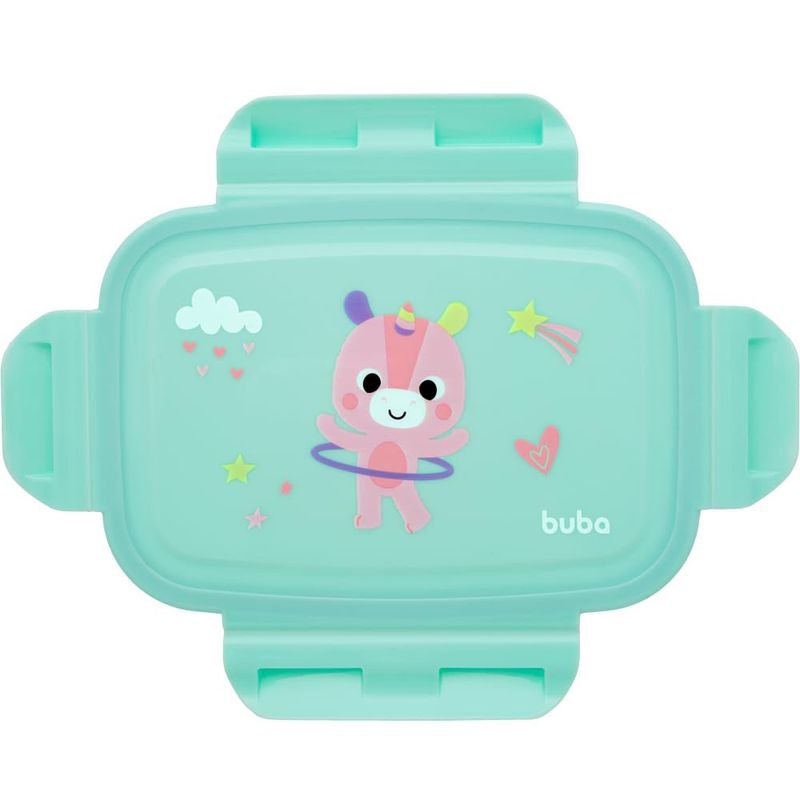 Caja Bento con Diseño de Unicornio
