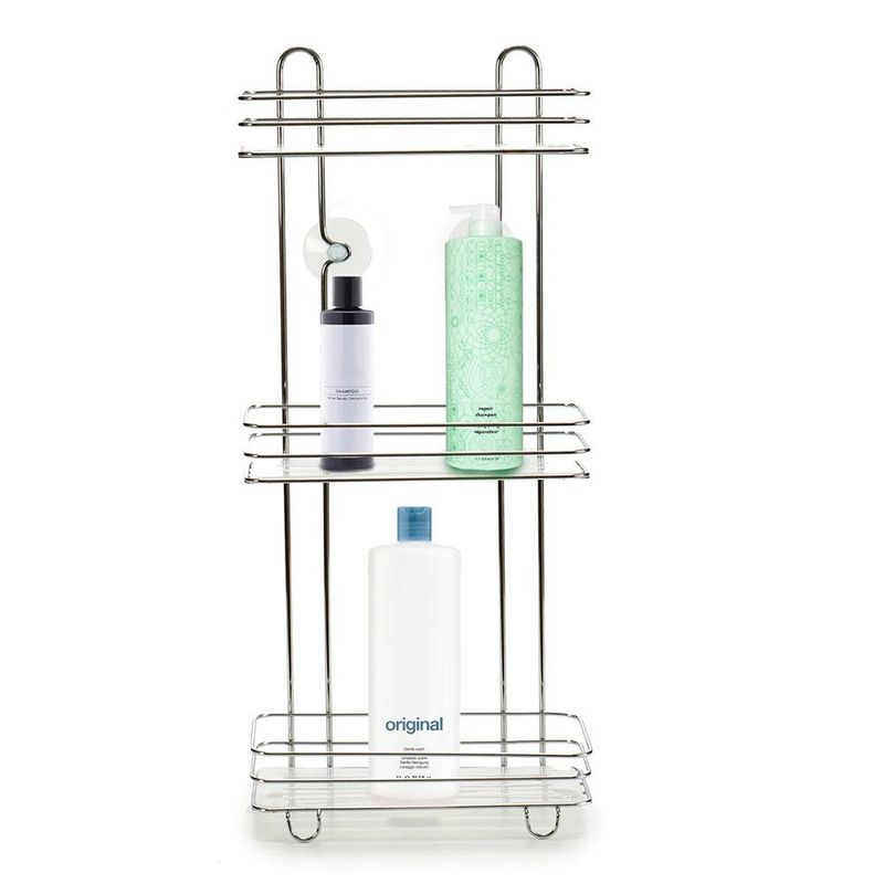 Estantería de Baño Metálica de 3 Divisiones
