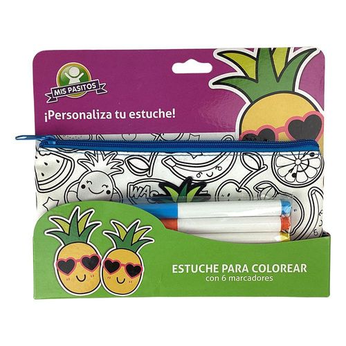 Estuche Para Colorear Piña