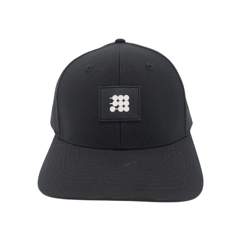 Gorra Ajustable Negra con Logo Cubitt