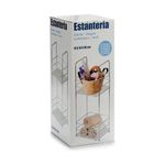 Estantería Metálica de 2 Niveles 16 X 40 Cm
