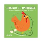 Libro Educativo de Palabras en Francés 7.5x0.5x7.5 Plg