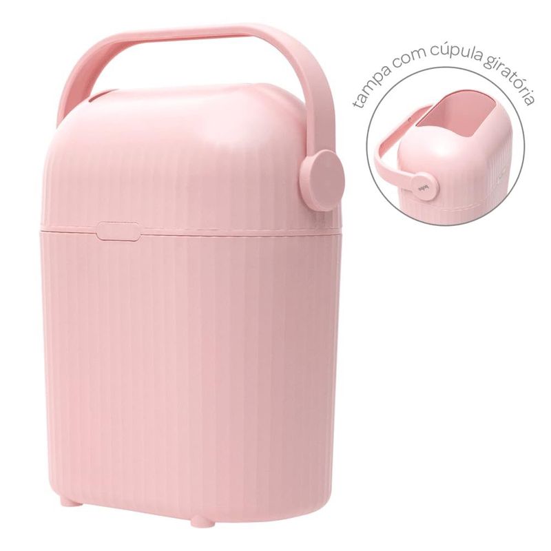 Basurero Antiolor Rosado