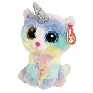 Peluche Heather Gato Multicolor Suave y Tierno