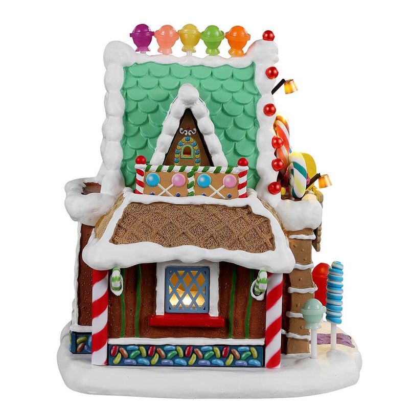 Tienda de Paletas “Lollipop” con Luz LED para Villa Navideña