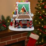 Tienda de Paletas “Lollipop” con Luz LED para Villa Navideña