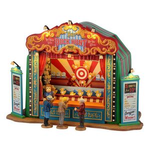 Atracción del Tiro al Pato para Villa Navideña con Movimiento y Luz