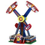 Atracción Giratoria Fireball Frenesí para Villa Navideña con Luces y Sonido