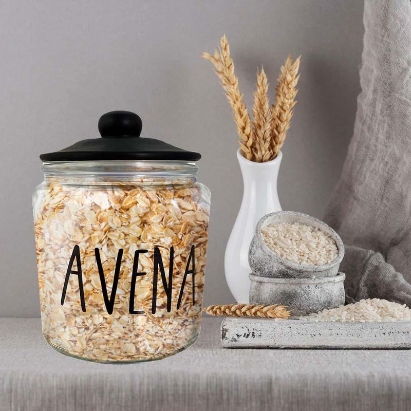 Frasco para Avena con Tapa 900 Ml