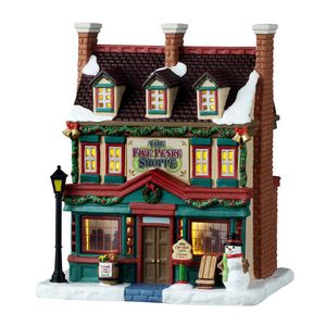 Tienda de Cinco Peniques con Luz LED para Villa Navideña