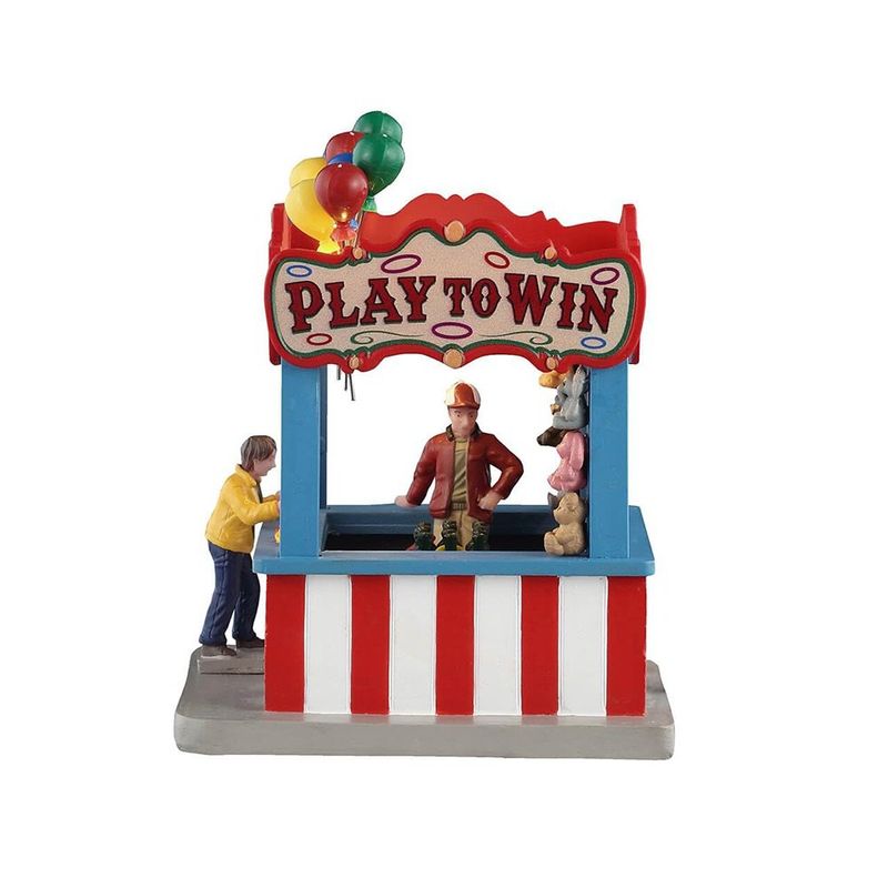 Juego de Lanzar Aros en Feria para Villa Navideña