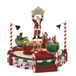 Carrusel de Santa “Peppermint Teacup Spinner” con Luz, Movimiento y Sonido