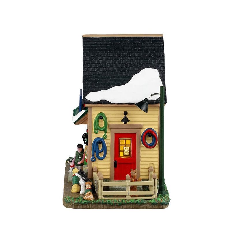 Tienda Precious Paws & Biscuits para Mascotas con Luz LED