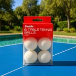 Set de 6 Pelotas de Tenis de Mesa 40 mm