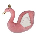 Cojín Decorativo Forma Cisne Rosa