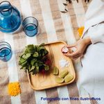 Set De 4 Vasos De Vidrio Azules 12 Oz - Kikotem