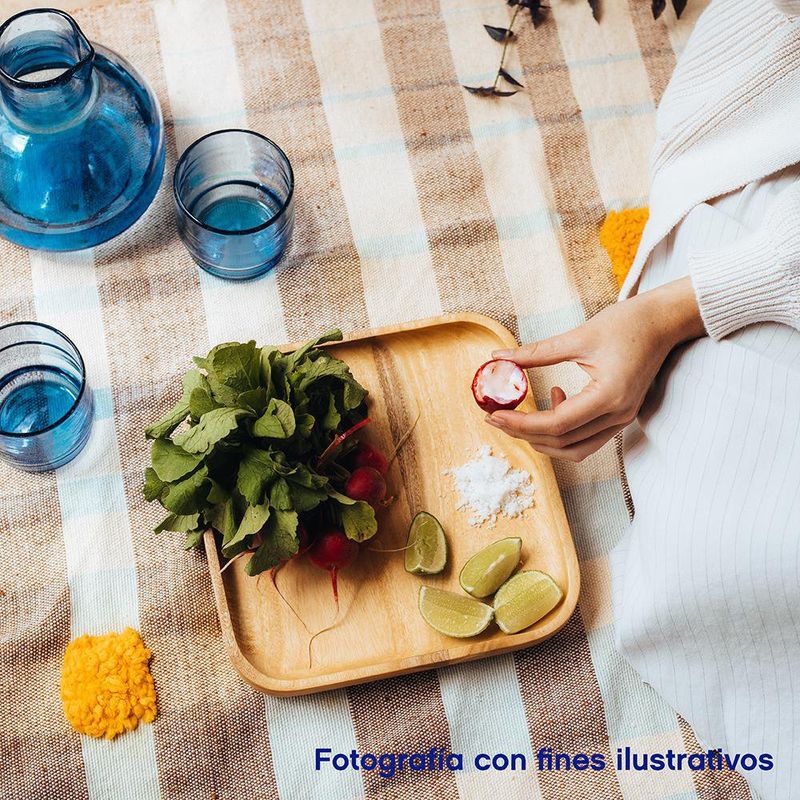 Set De 4 Vasos De Vidrio Azules 12 Oz - Kikotem