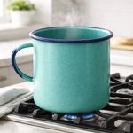 Hervidor Recto de 18 cm Color Azul Turquesa
