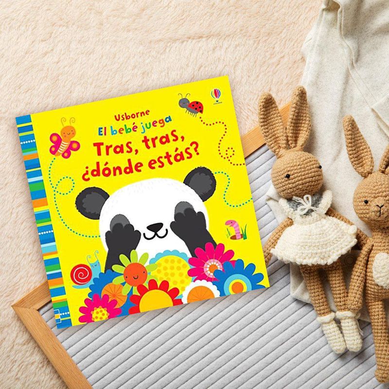 Libro Infantil El Bebé Juega Tras, Tras ¿Donde Estás? - Usborne